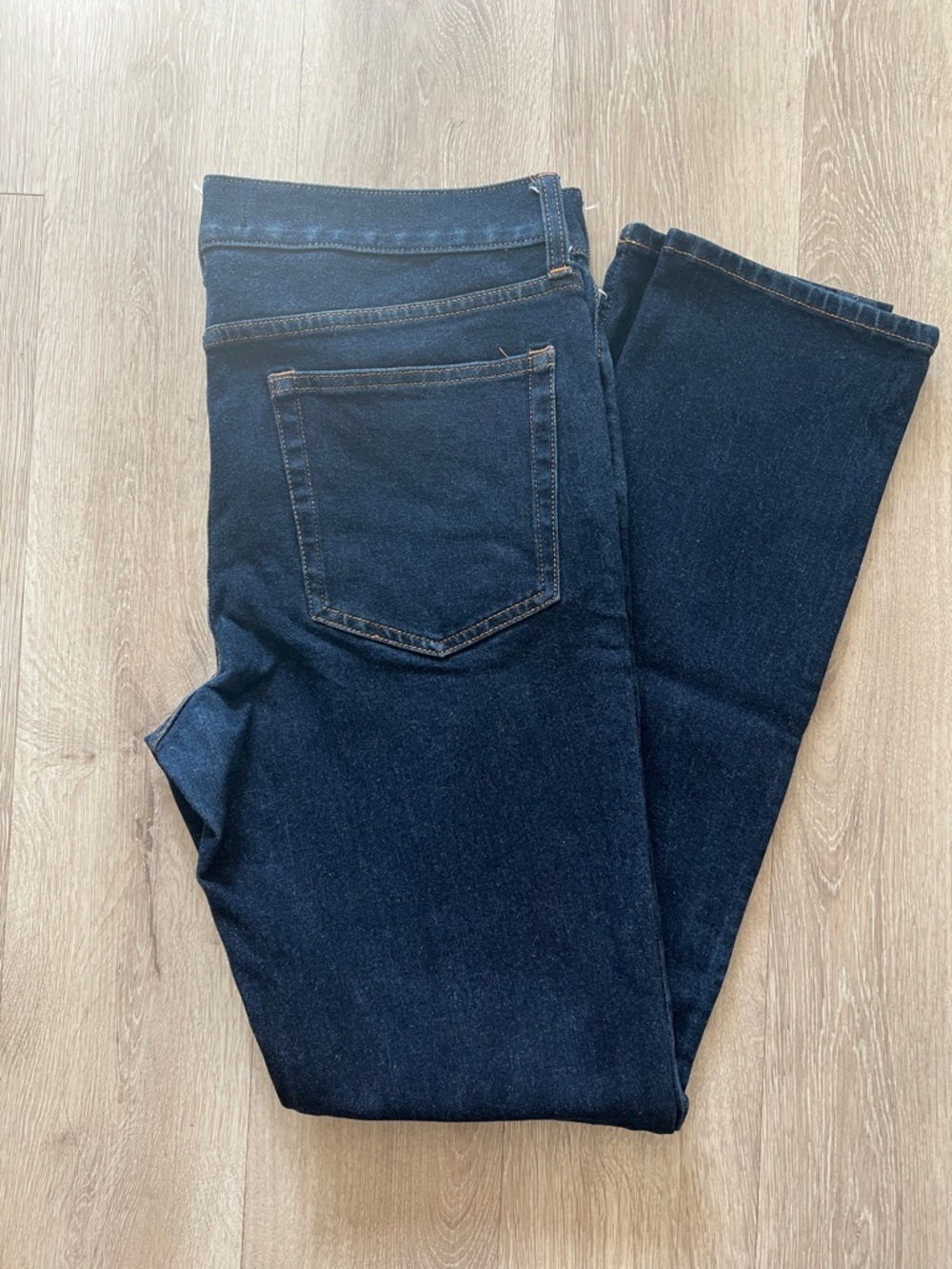 Everlane Dark Wash Straight Leg Jeans